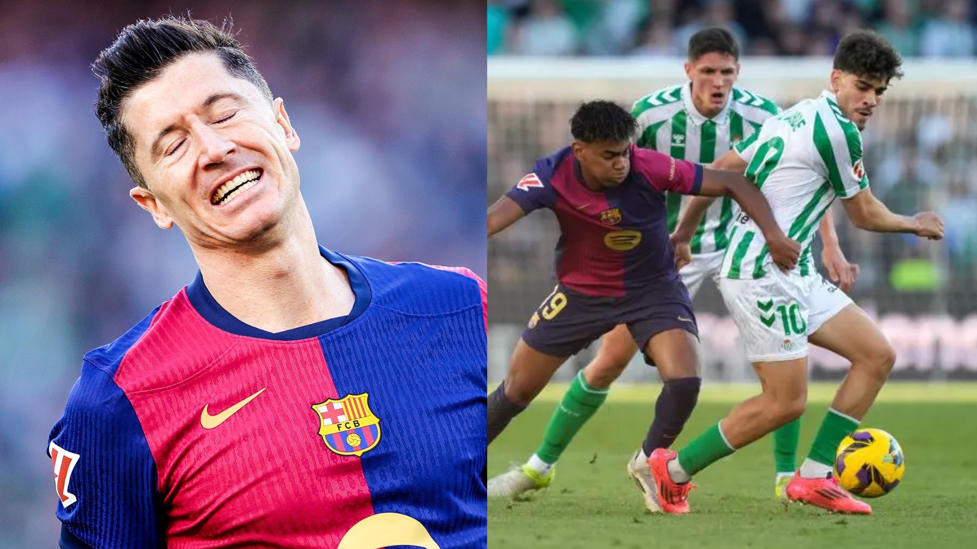 Real Betis stun Barcelona with late equalizer in 2-2 draw