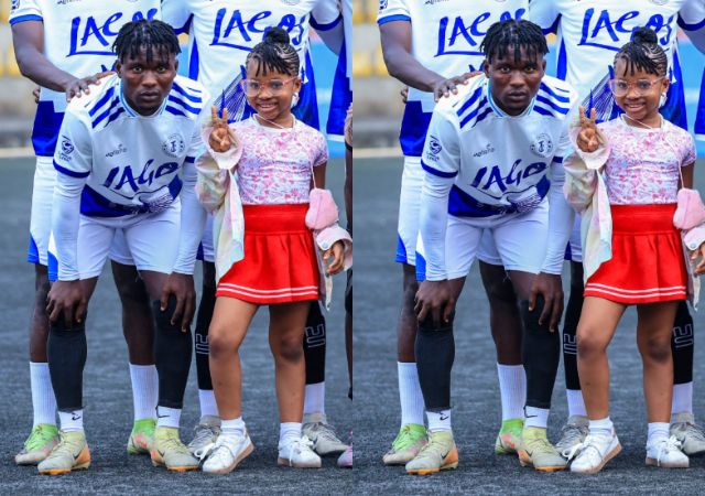 Tacha’s “Daughter” Strikes Beautiful Pose At Lagos Liga