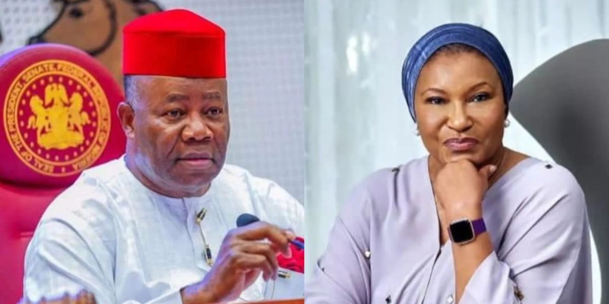 Senator Ireti Kingibe storms out after clash with Akpabio