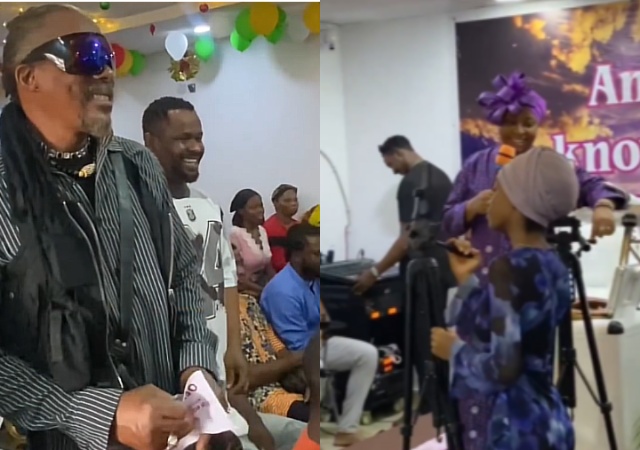 Hanks Anuku and Zubby Michael Spotted at Bright the Seer’s Church