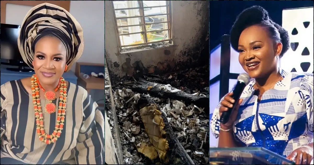 Funsho Adeoti shares cryptic post amid fire incident at Mercy Aigbe’s house