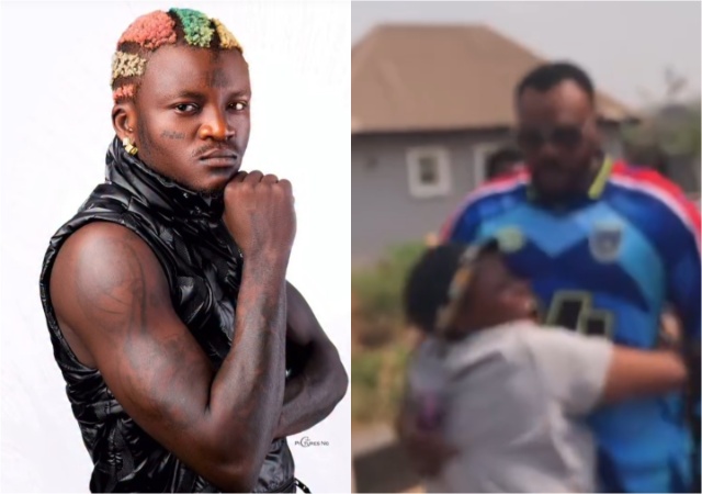 Portable Confronts Odunlade Adekola Over Viral Video with His Baby Mama