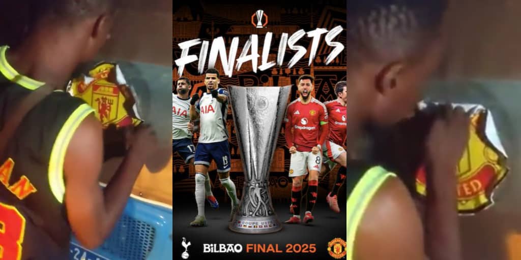 Tricycle rider ends loyalty to Man United after Europa League loss