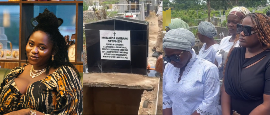 Emotional Video As Actress Monalisa Stephen Laid To Rest At Yaba Cemetery –