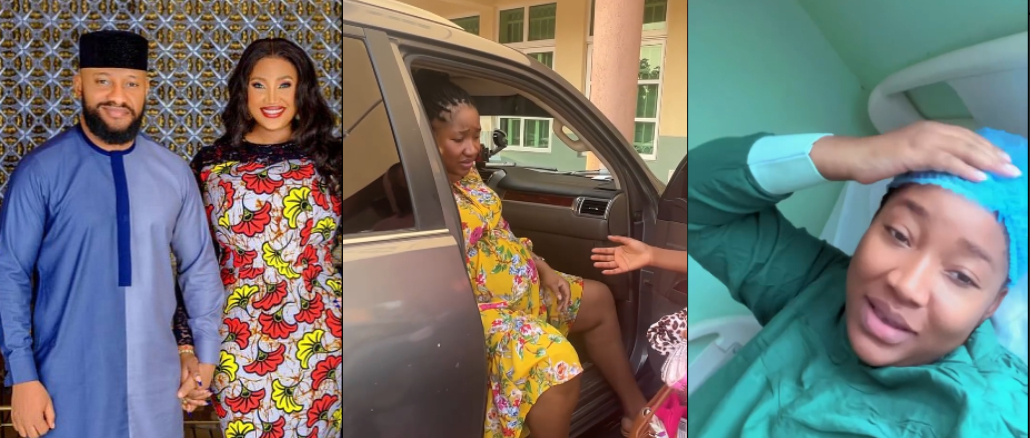 Yul Edochie Shares Video Of Hospital As Wife Judy Austin Prepares For Delivery –