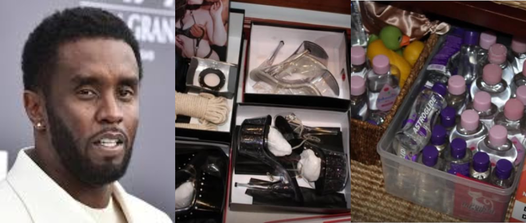 Police Release Pictures of Cartons of Baby Oil, Lingerie, Other Items Found in Diddy’s House –